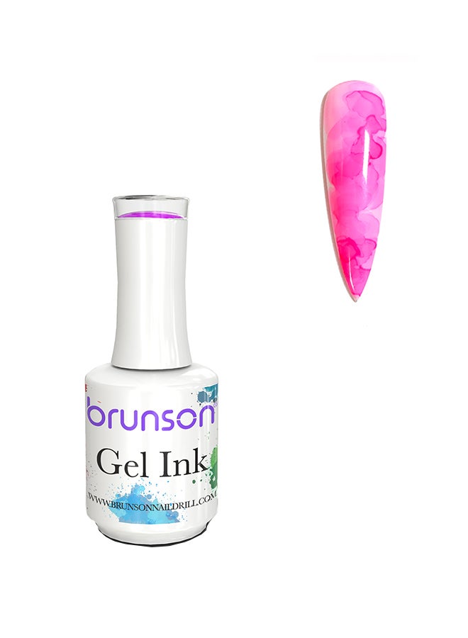 brunson Gel Ink Nail Polish Watercolor Ink Gel Nail Polish Flower Nail Art Blossom Gel for Spreading Marble Effect Soak Off UV Gel Manicure 15mlBGI01 - Image 1