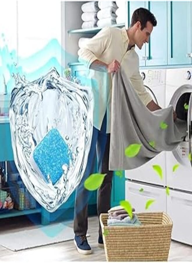 Generic Pack of 12 Washing Machine Effervescent Tablets for Deep Cleaning and Deodorizing, Best Product Supplier Katkit 