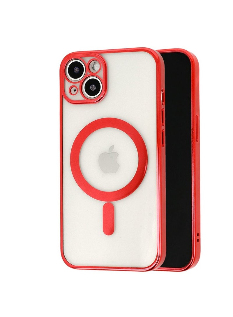 Magsafe Back Cover for iPhone 11 Pro Max Red  - Image 1