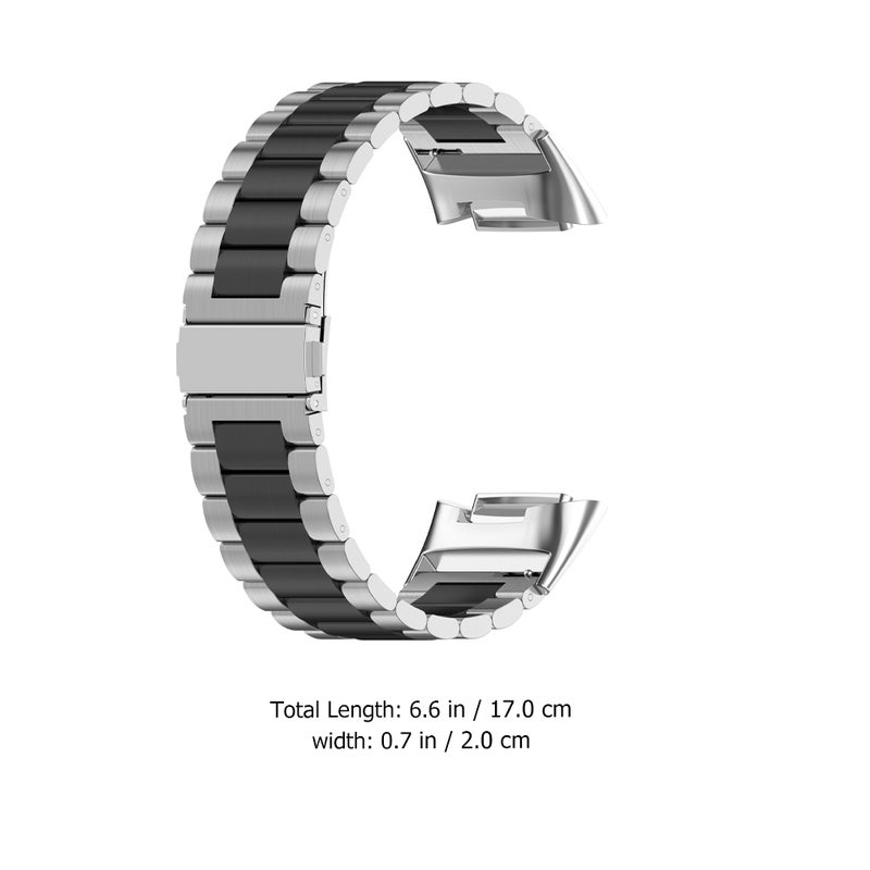 Steel Watch Band, Interchangeable for Modern Style, Compatible with Charge 5 - Image 2