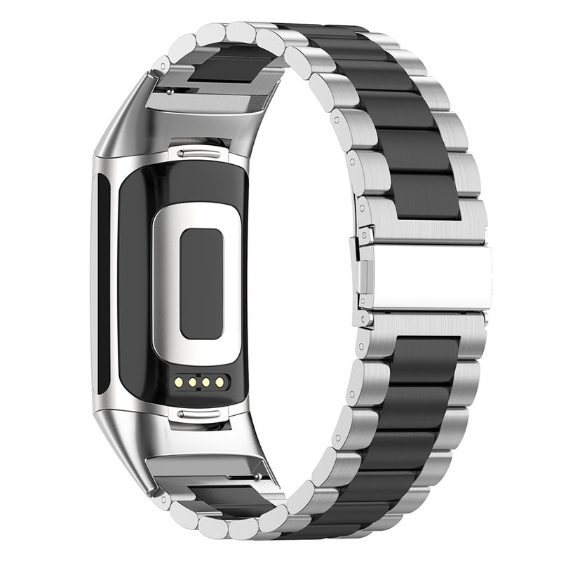 Steel Watch Band, Interchangeable for Modern Style, Compatible with Charge 5 - Image 3