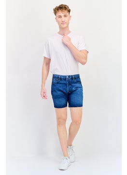 Levi's Men Washed No Stretch Denim Shorts, Blue  - Image 4