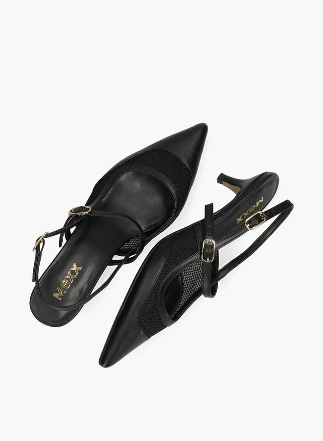 Mexx BLACK Mexx Tory Suki Slingback Pumpp for Women | Best Price UAE
