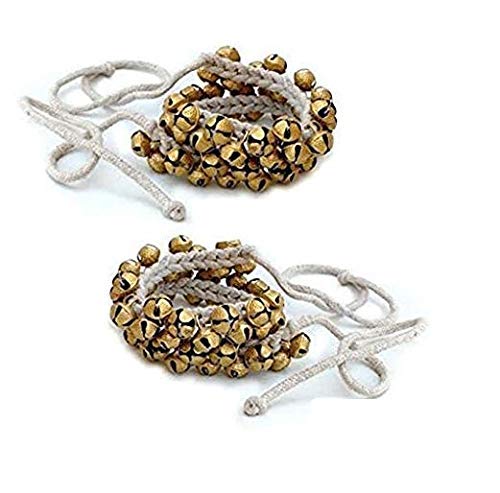 UAPAN MetalCraft Ghungroo White Cotton String (25+25(1.4 cm)) - Image 3