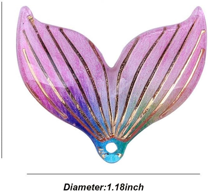 كلاراكو أحجار الراين المسطحة ذات الذيل الملون من كلاركو، عبوة من 54 قطعة من حُلي الراتنج اللامعة مع أقراط بفتحة واحدة، صناعة القلادات، سجل القصاصات، ديكورات منزلية، حرف يدوية، تمثال صغير - Image 2