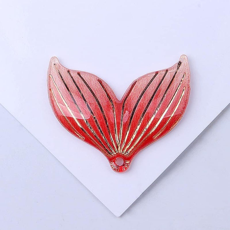 كلاراكو أحجار الراين المسطحة ذات الذيل الملون من كلاركو، عبوة من 54 قطعة من حُلي الراتنج اللامعة مع أقراط بفتحة واحدة، صناعة القلادات، سجل القصاصات، ديكورات منزلية، حرف يدوية، تمثال صغير - Image 3