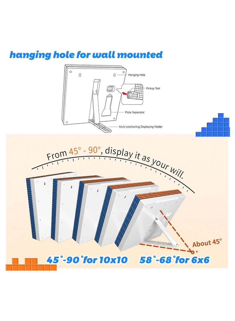 GANCUBE GAN Mosaic Cube, 6x6, 36 Pc 3x3 Mini Cubes with Puzzle Plate, with Puzzle Plate, Magic Cube Puzzle Toy for Kids Adults - Image 5