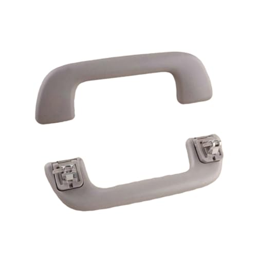 YUNHECAM Auto Roof Pull Safety Handle Front Left Right Sides Fit for Toyota Corolla 4Runner Rav4 Highlander Yaris Vios 2003-2021 Front Grab Rail Ceiling Armrest Handrail Without Hook Grey - Image 2