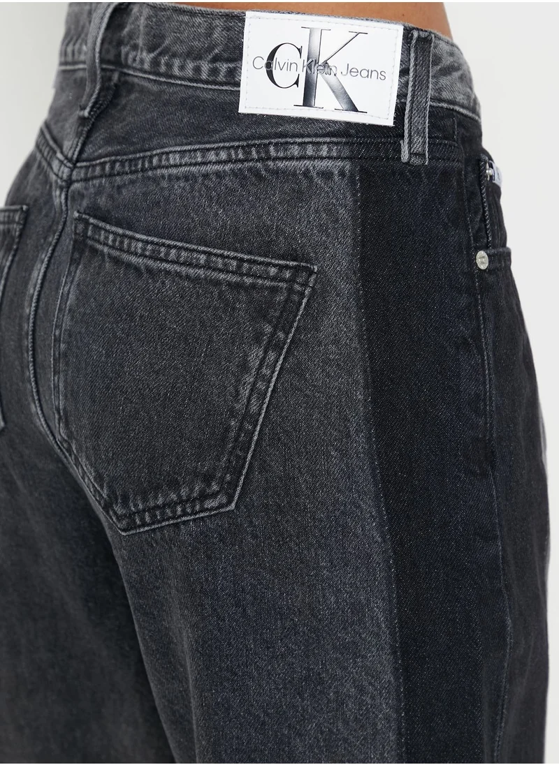 Calvin Klein Jeans High Waist Colorblock Jeans