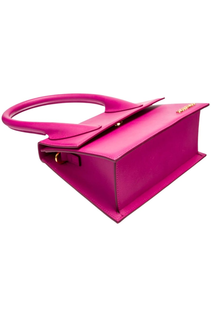 JACQUEMUS Leather Chiquito Moyen Handbag With Crossbody Strap - Image 4