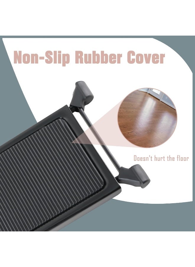 EastRock Guitar Footstool, Adjustable Metal Guitar Footrest with Anti-Slip Rubber Pad, Foldable Guitar Foot Stand for Classical/Acoustic/Electric Guitar - Image 5