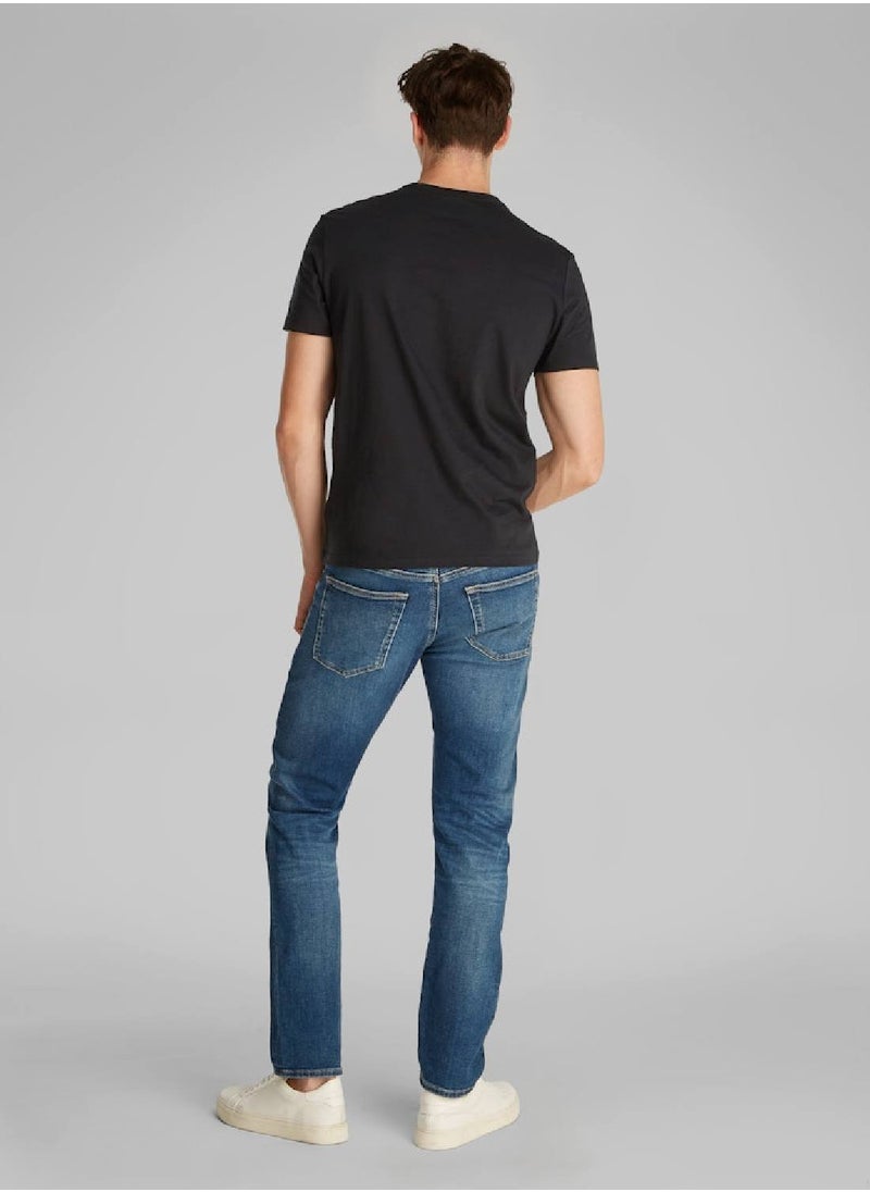 Calvin Klein Jeans Men's Monogram T-Shirt - Cotton, Black  - Image 2