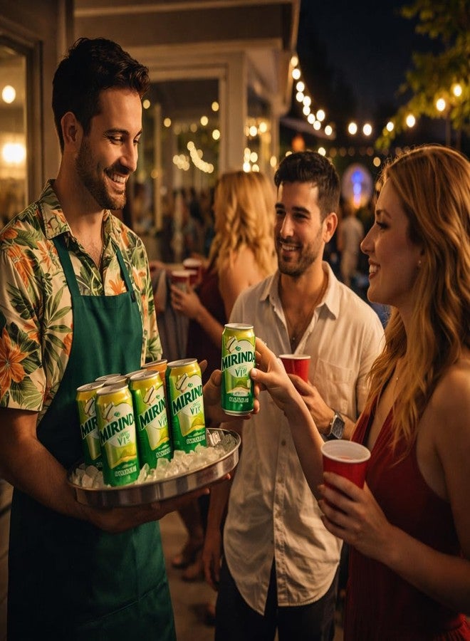 Pepsi MiRINDA Soda Kem Carbonated Soft Drink (Pack of 3) 320ml Can By COUGAR, Refreshing Fizzy Cream Soda Flavor Beverage, Crisp Sparkling Drink, Ready to Serve Chilled, Perfect for Parties, Meals & Everyday Refreshment - (Imported-VIET) - Image 5