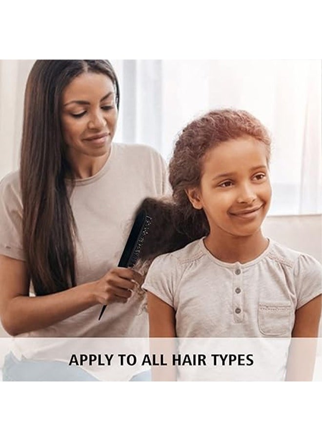 Hairdressing Teasing Brush Hair Combs Three Rows of Combs Makeup Artists and Studio Hairstyles Black/Brown