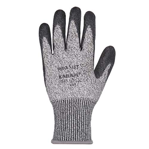 Karam HS51 Safety Gloves for Mechanical Hazards | Safety Work Gloves with HPPE Liner with Black PU Coating | Abrasion, Tear & Puncture Resistant | Cut Resistant with Multipurpose Use | Size-L - Image 2