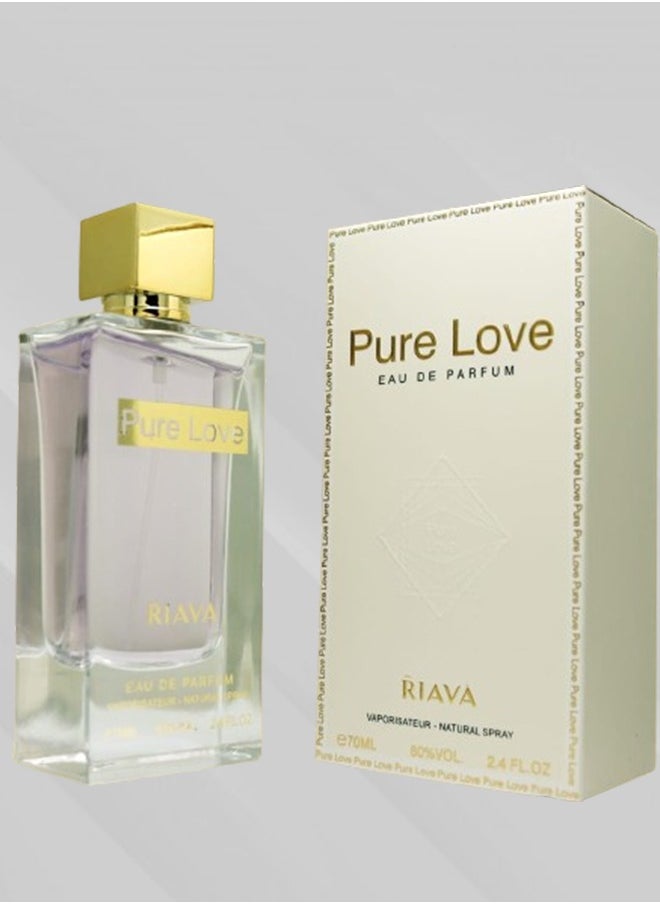 ريافا برفيوم - 4 قطع عطر بيور لاف 70 مل - Image 1