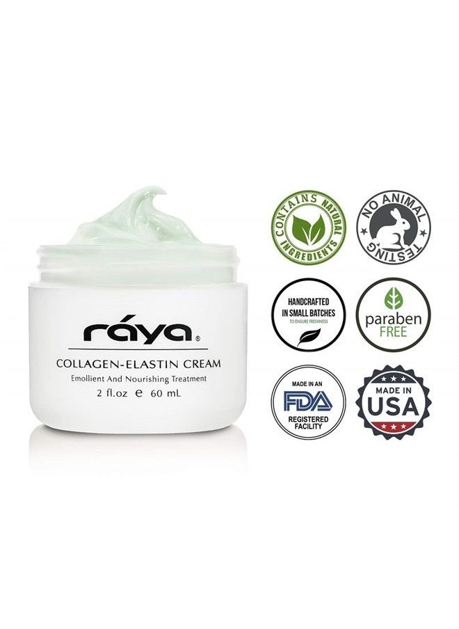 Raya - Collagen-Elastin Cream (401) | Nourishing and Moisturizing Facial Treatment for Dry Skin | Helps Reduce Fine Lines and Wrinkles | Calms, Tones, Refines, and Firms - Image 1
