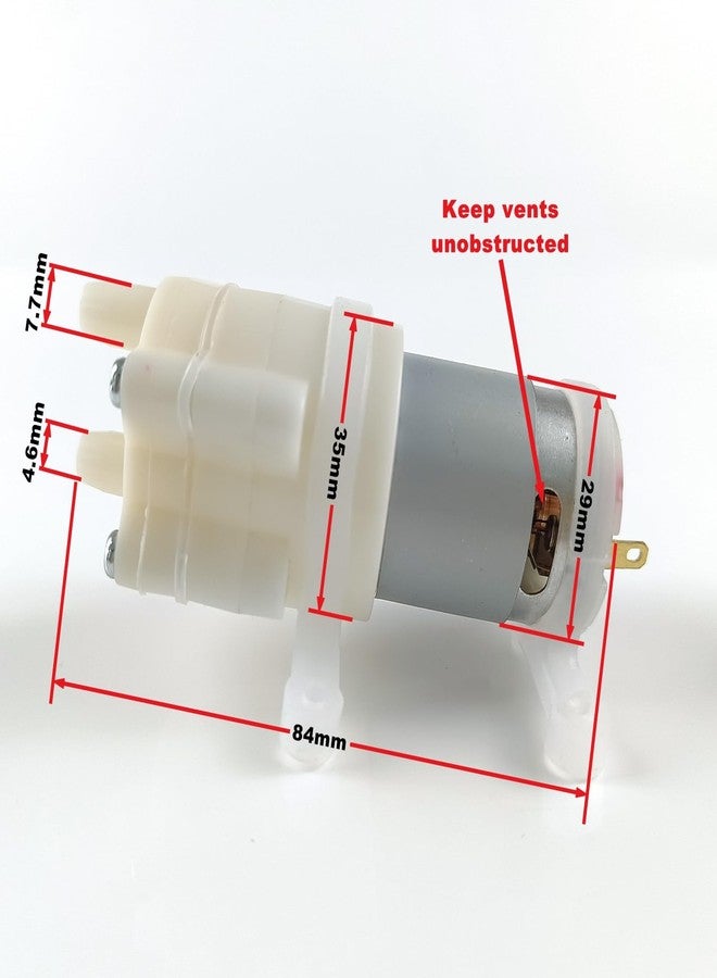 Gikfun DC 12V R365 Micro Self-Priming Water Pump for Tea Maker, Water Dispenser, Medical Equipment, Model DIY, Cold Water Circulation (Pack of 2pcs) EK2166US - Image 3