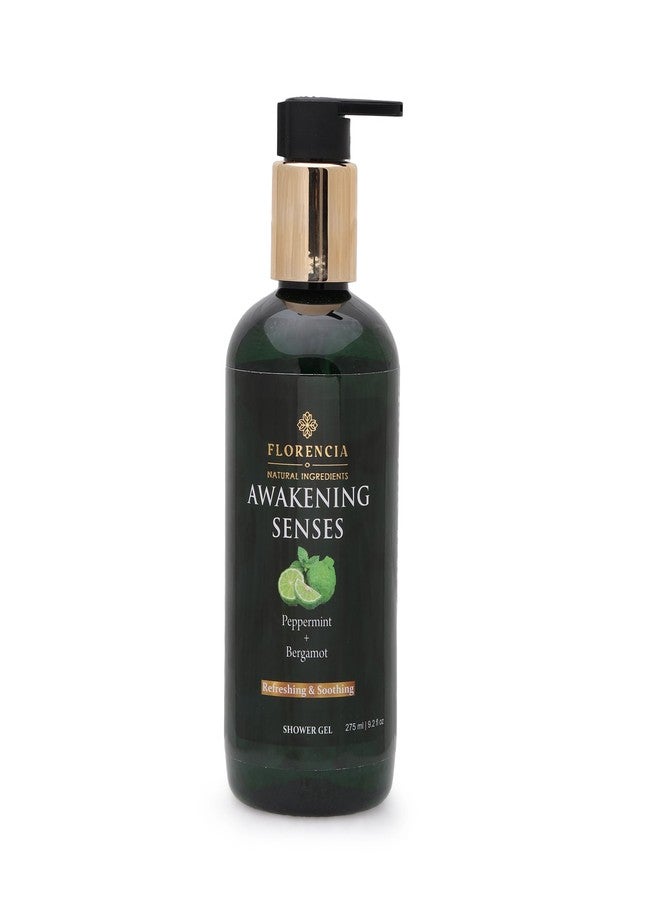 FLORENCIA Awakening Senses Luxurious Body Wash | Refreshing Bergamot & Soothing Peppermint | Invigorating Shower Gel for Energized, Uplifted Skin | Non-Stripping, Toxin-Free Formula - Image 1