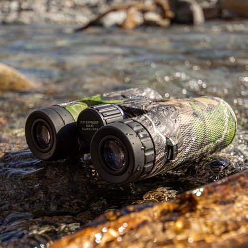 Barska Optics AB11851 10x42 WP MO Blackhawk Binoculars, Green Lens - Image 4