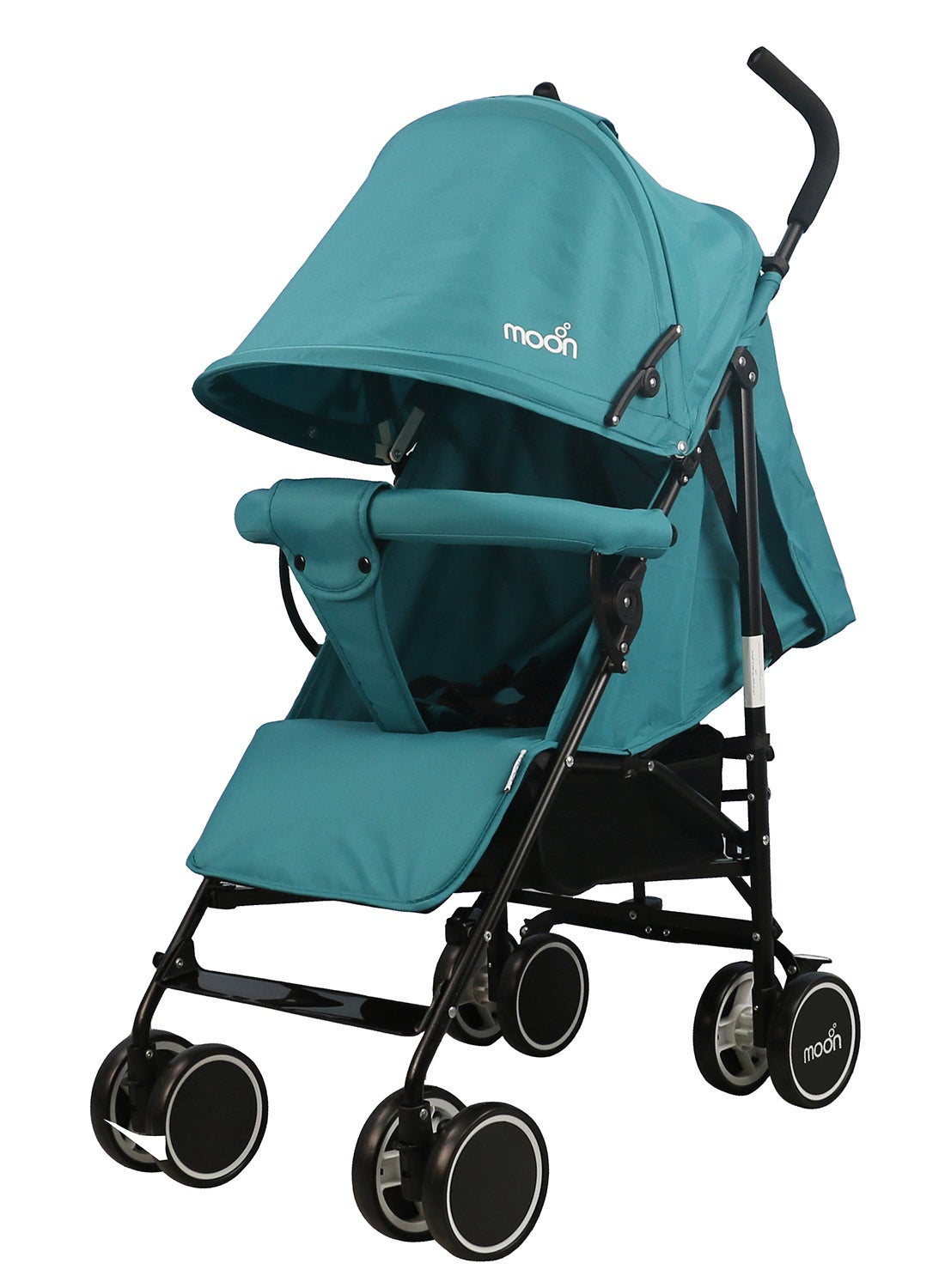 Strek Lightweight Travel Stroller – Umbrella Fold, Multi-Recline, Storage Basket, Compact And Travel-Friendly, 0m+ to 18kg – Sea Blue