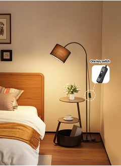 LED Curved Floor Lamp, Modern Vertical Lamp, Adjustable Brightness, 12W Triple Warm Light with LED Bulb for Bedroom, Living Room, Study Room (Black) - pzsku/Z758E50A5C2A5E34B1199Z/45/_/1735553483/aa2f72c7-87b6-4d13-87a3-f6389eff2ffa