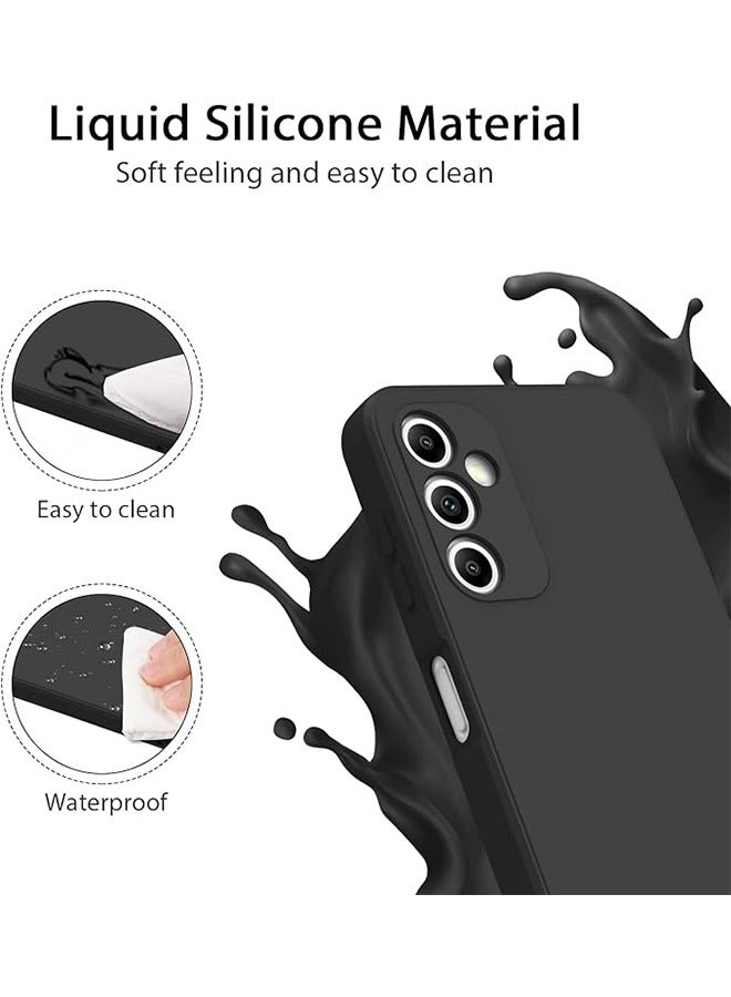Compatible with Samsung A14 5G Case Liquid Silicone Case Full Body Protective Cover Shockproof Slim Phone Case Anti-Scratch Soft Microfiber Lining - Image 2