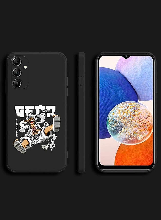 Compatible with Samsung A14 5G Case Liquid Silicone Case Full Body Protective Cover Shockproof Slim Phone Case Anti-Scratch Soft Microfiber Lining - Image 1