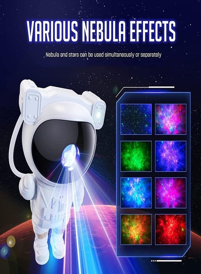 Desidiya® Astronaut 360° Galaxy Star Projector with Remote – Adjustable Night Light for Kids, Nursery, Game Rooms, and Party Decorations (Corded Electric) - Image 2