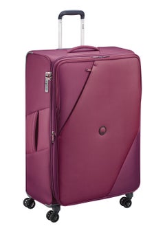 DELSEY Paris Maringa 82cm Softcase 4 Double Wheel Expandable Check-In Luggage Trolley Case Purple  - Image 1