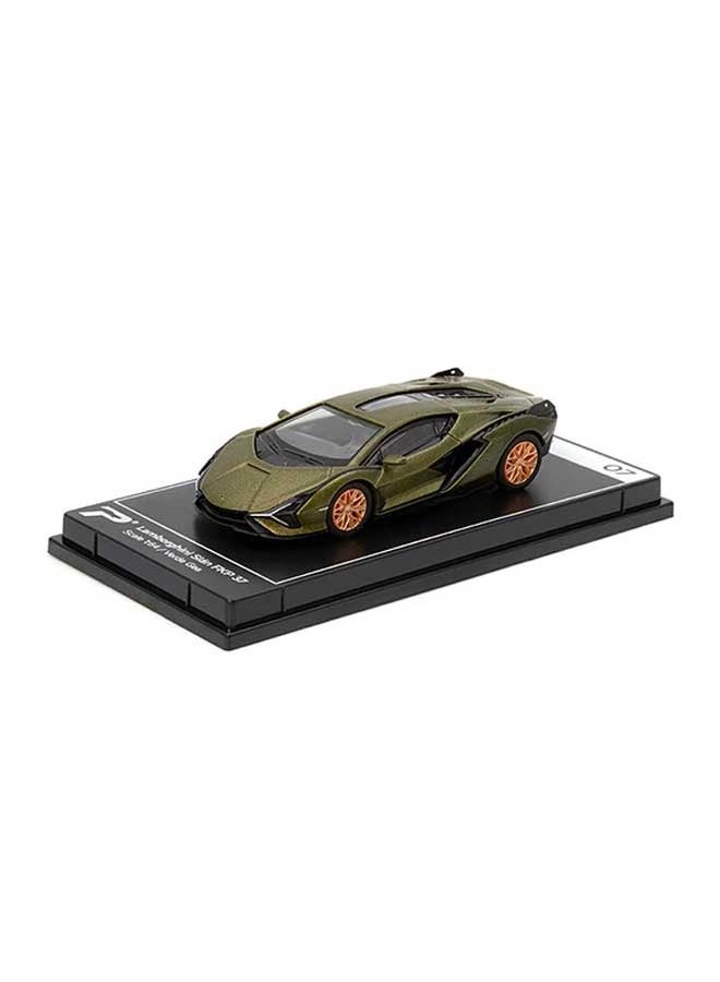 PosterCars - 1:64 Scale Lamborghini Sián FKP 37 (Verde Gea) Hypercar League Collection, Diecast Models - Image 1
