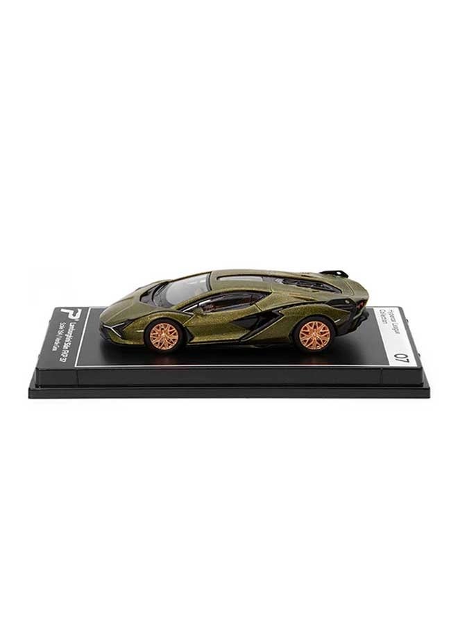 PosterCars - 1:64 Scale Lamborghini Sián FKP 37 (Verde Gea) Hypercar League Collection, Diecast Models - Image 2