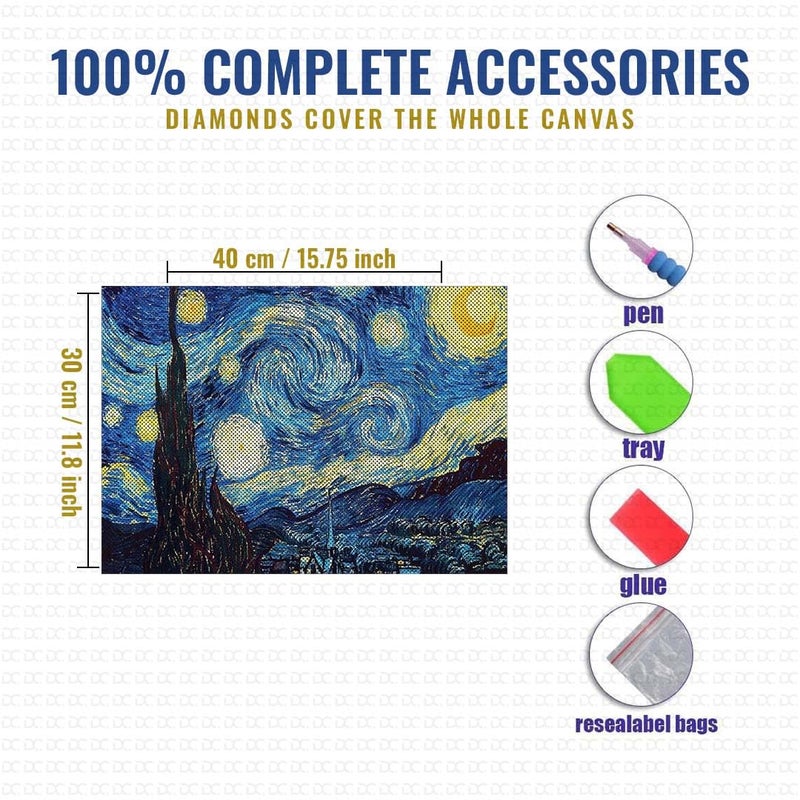 DIAMOND CRAFTZ Diamond Painting Kit, 12x16inch White Tree of Life Diamond Painting, 5D Diamond Painting Kit for Adults & Kids, Very Suitable for Home Leisure and Wall Decoration, Gift for Kids and Adults - Image 2