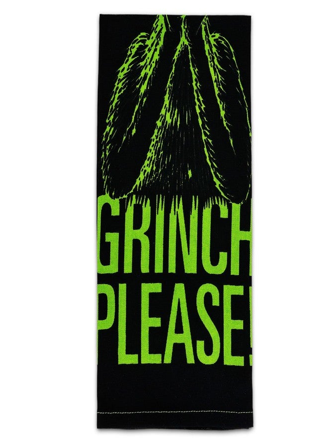 Dr. Seuss Grinch Hand Towels for Adults - Christmas Kitchen Decor 2 Pc Bundle with 25" x 19" Funny Kitchen Towels Plus Bookmark | How The Grinch Stole Christmas Hand Towel Bathroom Decor - Image 3