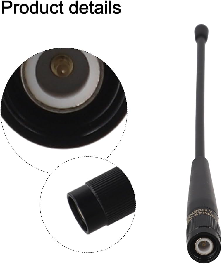 GPS Survey Antenna 450 470MHz 4DBi Gain TNC J Connector Soft Glue Rod For QT450GT - Image 5