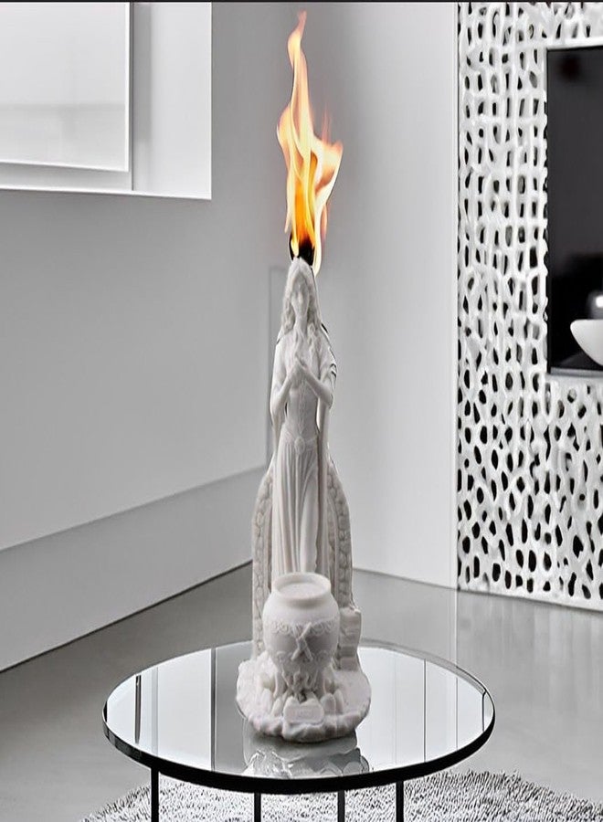 Veronese Design Brigid Goddess of Hearth and Home Statue Figurine Holding Sacred Flame - Image 5