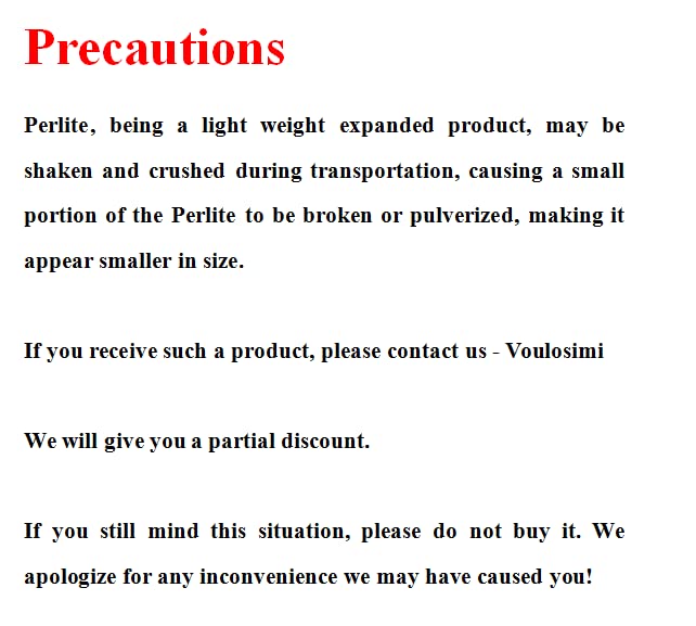 Voulosimi 10QT Organic Perlite Horticultural Soil Amendment for Plants and Enhanced Drainage Enhanced - Image 2