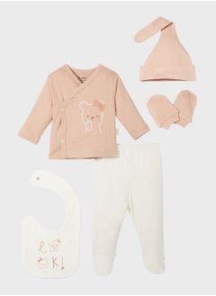 Kids Cat Print Gift Set