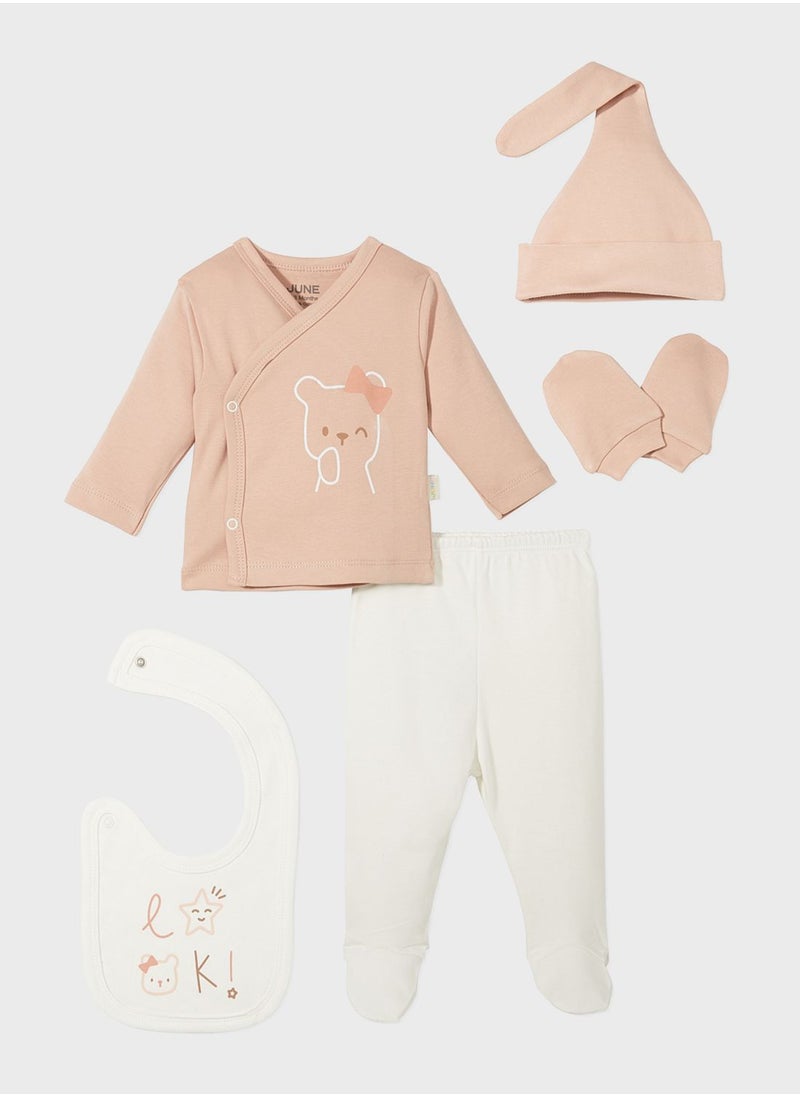 JUNE - Kids Cat Print Gift Set - Image 1
