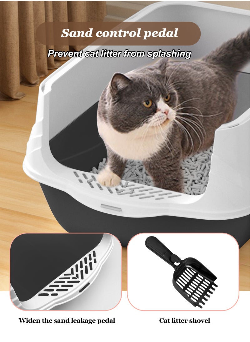 Enclosed Cat Litter Boxes Plastic Cat Litter Box with Lid and Door Closed Anti-Splshing Standard Kitten Toilet with Sifting Pedal and Litter Scoop for Kitty - pzsku/Z758EF2646CB29E15F3ABZ/45/_/1727246038/650f92f1-620a-4723-a380-1929fe6aca8b