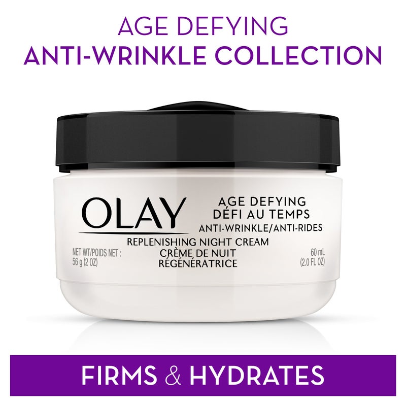 OLAY Age Defying Anti-Wrinkle Replenishing Night Cream - Image 3