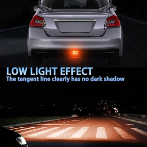 PGTOPONE JDM Smoked Lens Rear Fog Light Bumper Lamp Function As Running Brake Light Reverse Light Compatible with Subaru WRX STI, Impreza, XV Crosstrek (Wire Harness & Mounting Bracket) (Smoked) - Image 5