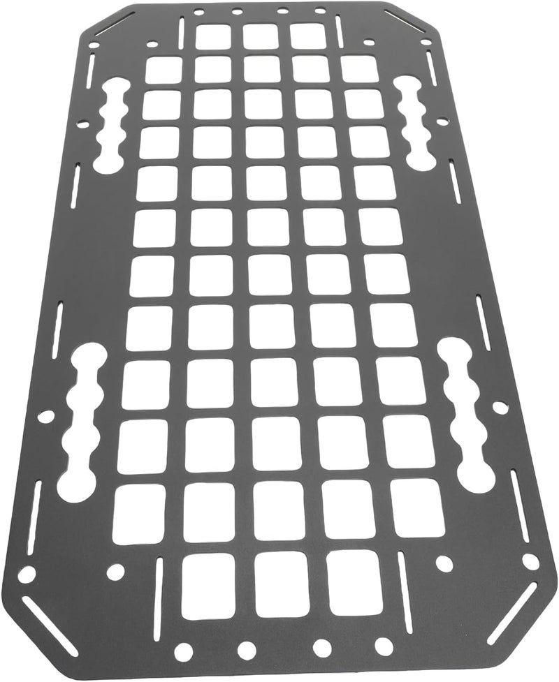 Molle Panel, Premium Aluminum L Track Storage Panel 489x267x2mm with Quick Storage Accessories, for Truck Car SUV RV Garage - Image 3
