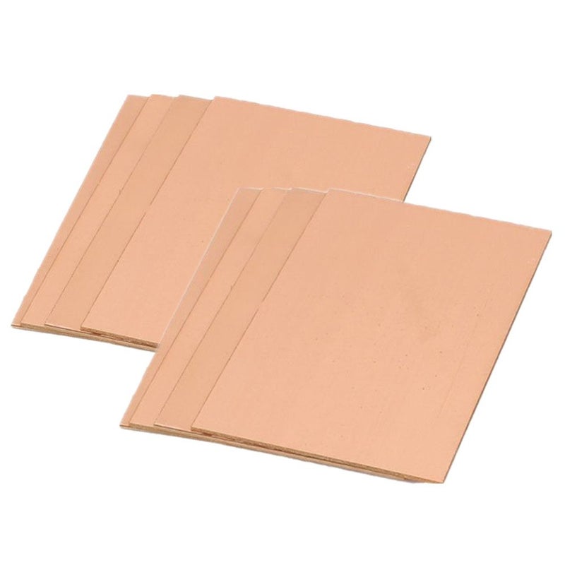 GeeBat 10PCS Double-Sided Copper Clad Laminate PCB Circuit Board 70x100mm 7x10cm FR4 1.5MM Thickness DIY Prototyping PCB Board - Image 1