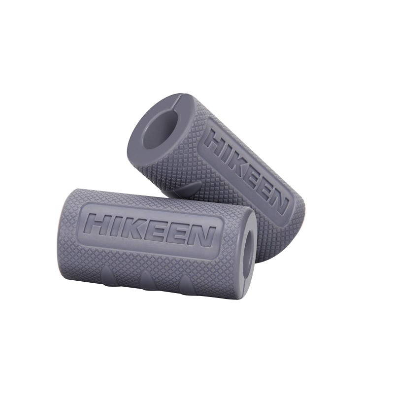 Hikeen Thick Bar Dumbbell Grips,Non Slip Hard Rubber Barbell Grips,Grips for Weight Lifting, Muscle Building-2" Outer Diameter - Image 1