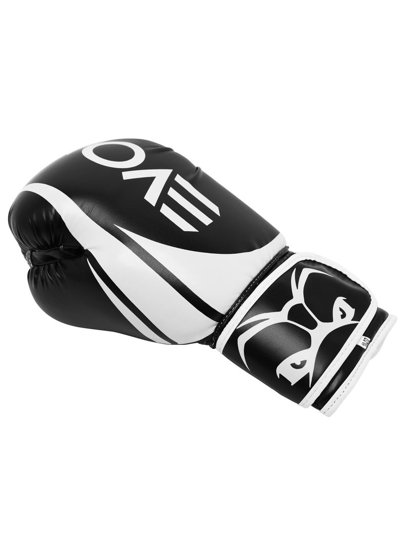 Evolve Boxing Gloves | Foam Padded Boxing and Kickboxing Gloves for Training and Sparring with Adjustable Straps Ventilation Holes and Cushioned Inner Lining