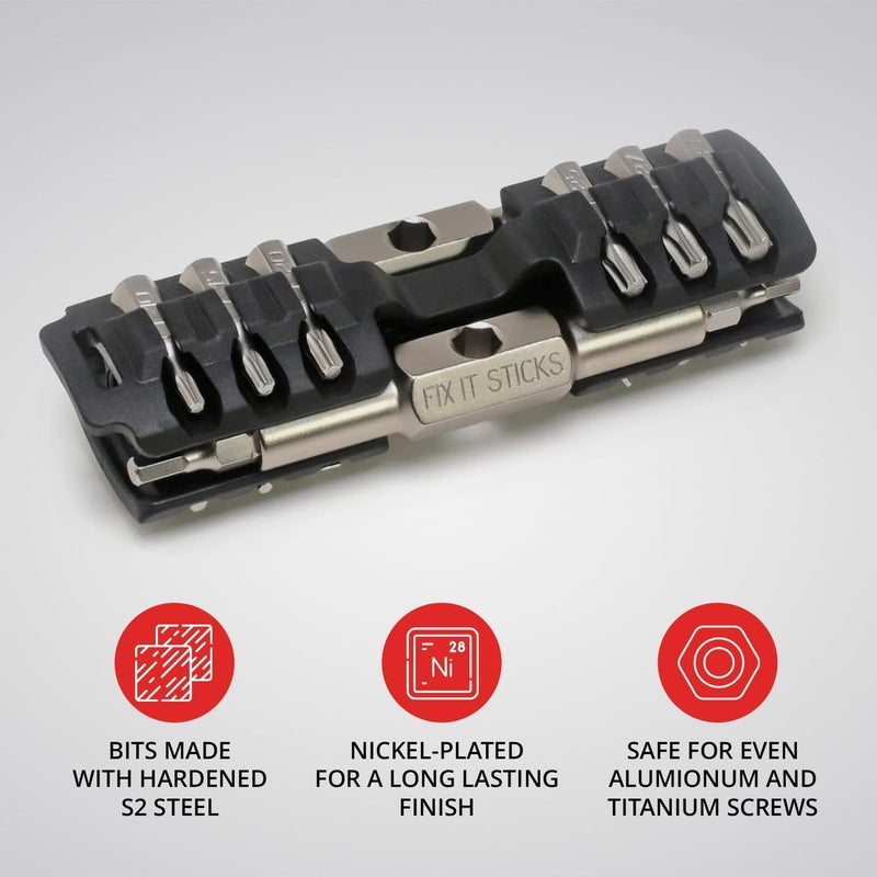 Prestacycle Fixit Sticks Pro T-Handle Tool with 18 Hex Bits - Image 5