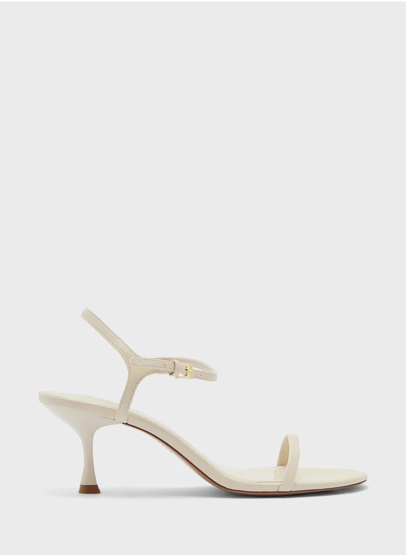 مانجو Kitten Heel Sandals With Straps