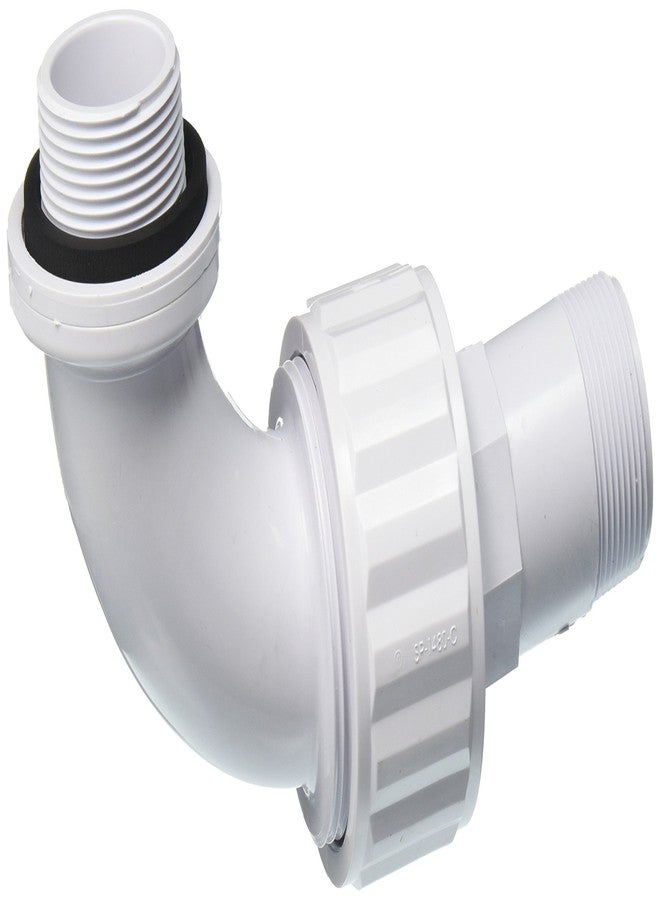 Haywards Hayward SP1485 1-1/2-Inch MIP White ABS Full-Flo 90-Degree Sweep Elbow Self-Aligning Double Male End Union - Image 2