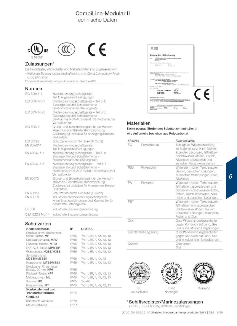 ABB ABB MCB01 Contact Block1NC  - Image 2